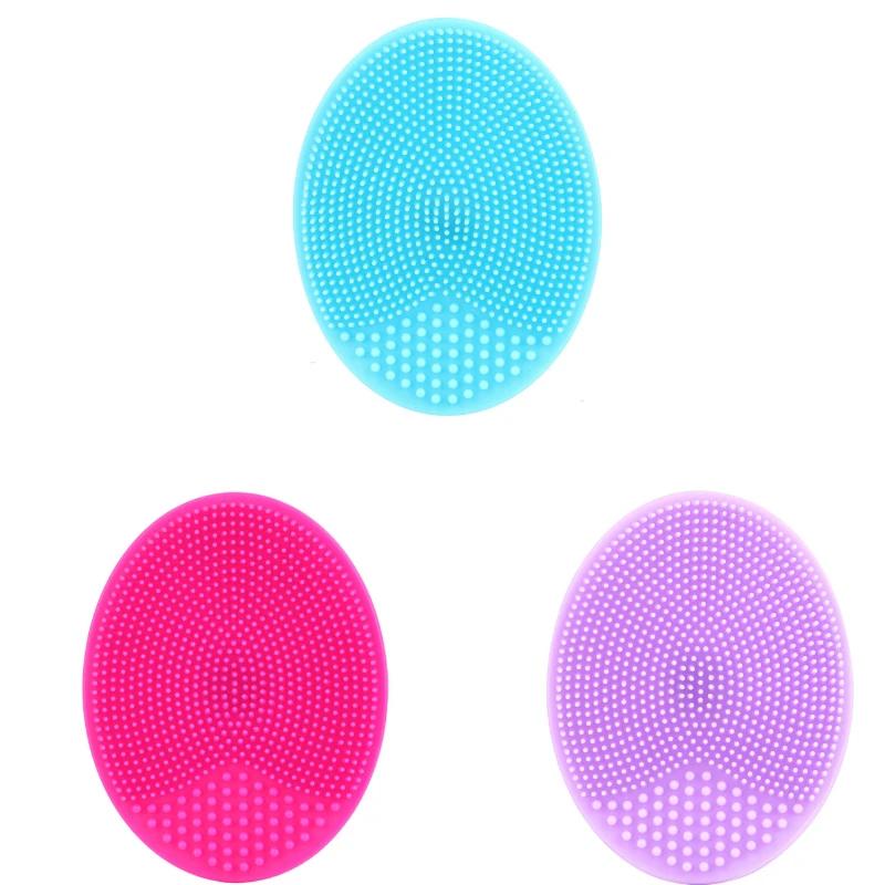 Silicone Face Cleansing Brush Facial Deep Pore Skin Care Scrub Cleanser Tool Mini Beauty Soft Deep Cleaning Exfoliator Brush