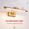 Wantu LED Adjustable American-Style Vanity Light: Waterproof Bathroom Mirror Makeup Fill Light with Swing Arm