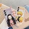 Anime Cartoon Patterned Soft Transparent Silicone Case For Samsung A55 M35 S24 Xiaomi Redmi Note 13 Poco C65 iPhone Camera Shockproof Protective Cover