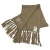Great LOEWE Scarf Brown wool Women FSA8Stainless Steel1X05 Used