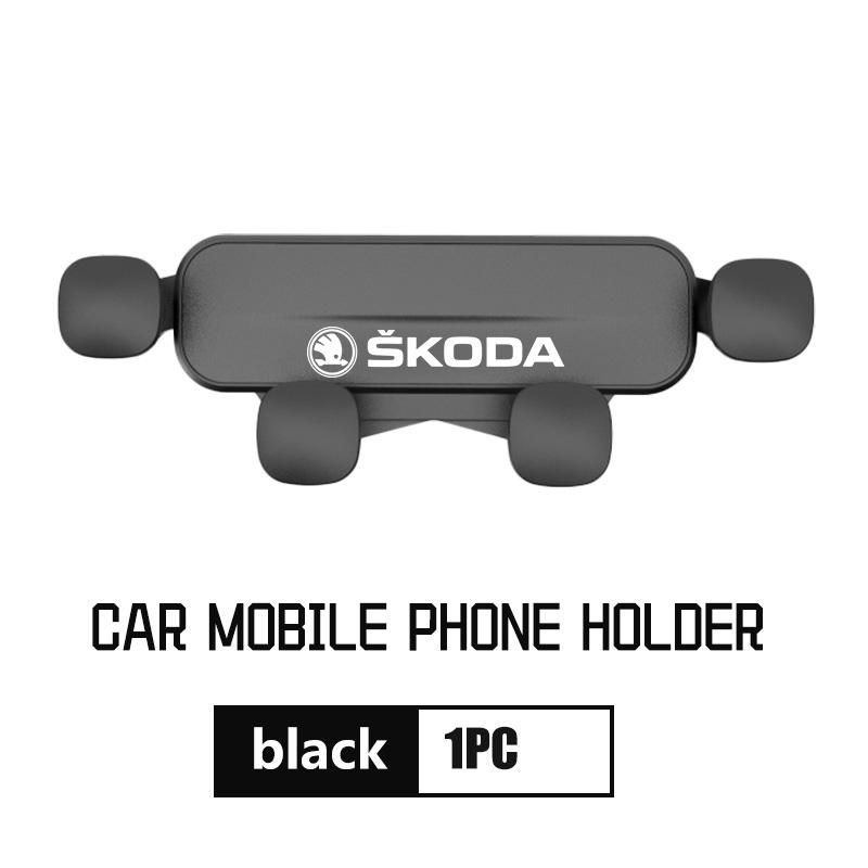 zbfwl3 For Skoda Car Phone Holder Air Conditioning Vent Mobile Phone Support Accessories octavia a5 a4 mk1 2 fabia superb rapid mk3