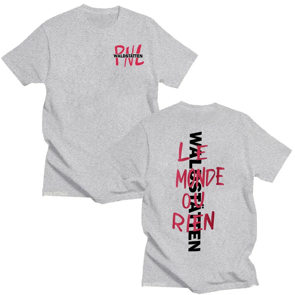 Rapper PNL Que La Famille Le Monde Chico Album Tshirt Unisex Women Fashion Hip Hop Short Sleeve Tshirts Cotton Casual T Shirt Top