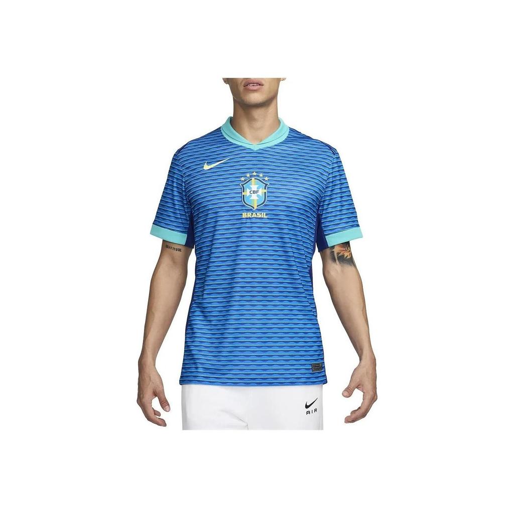 Nike Бразилия 2024 Стадион Выездная Мужская Футбольная Майка Nike Dri-FIT FJ4283-458