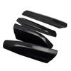 4pcs Black Roof Rack Rail End Cover Shell Cap For Toyota Highlander XU40 2008 2009 2010 2011 2012 2013 Replace Cover Accessories