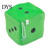 Hanging Dice Pendant Fuzzy Three Dimensional with Suction Cup Printing Dots Cartoon Plush Toy Decoration Various Sizes Dot for Home