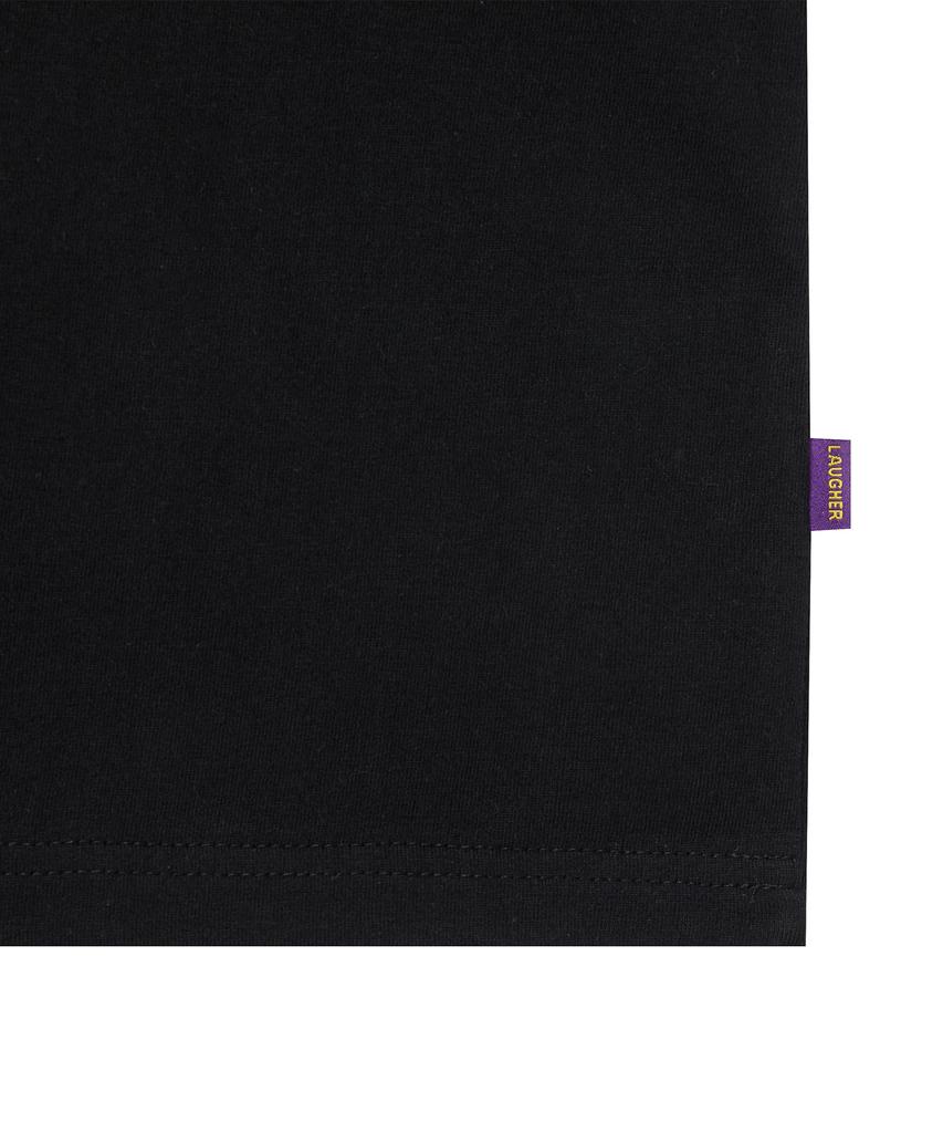 LAUGHER [Pat&Mat] Motion Mat T-Shirt - Black
