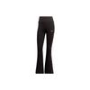 Originals Trefoil Flared Leggings With Brand Logo Patch Women Bottoms Black IA3911