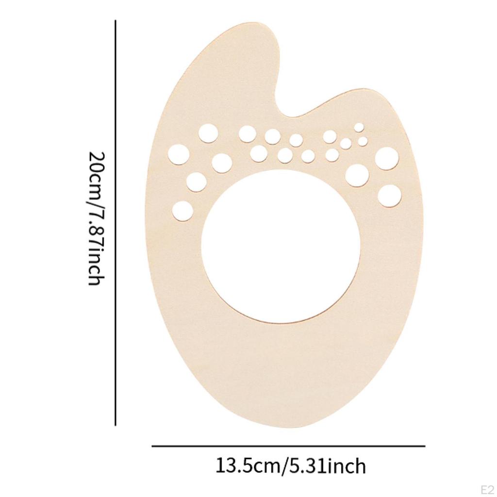 Палитра для рисования деревянная краска обучающие пособия головоломка игрушка палитры для акрилового искусства палитра