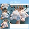 Adorable Plush Bunny Keychain Cute Soft Toy Doll For Couples And Bags Pink 15cm