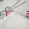 Easter Decorative Pillowcase With Rabbit Ears, White
