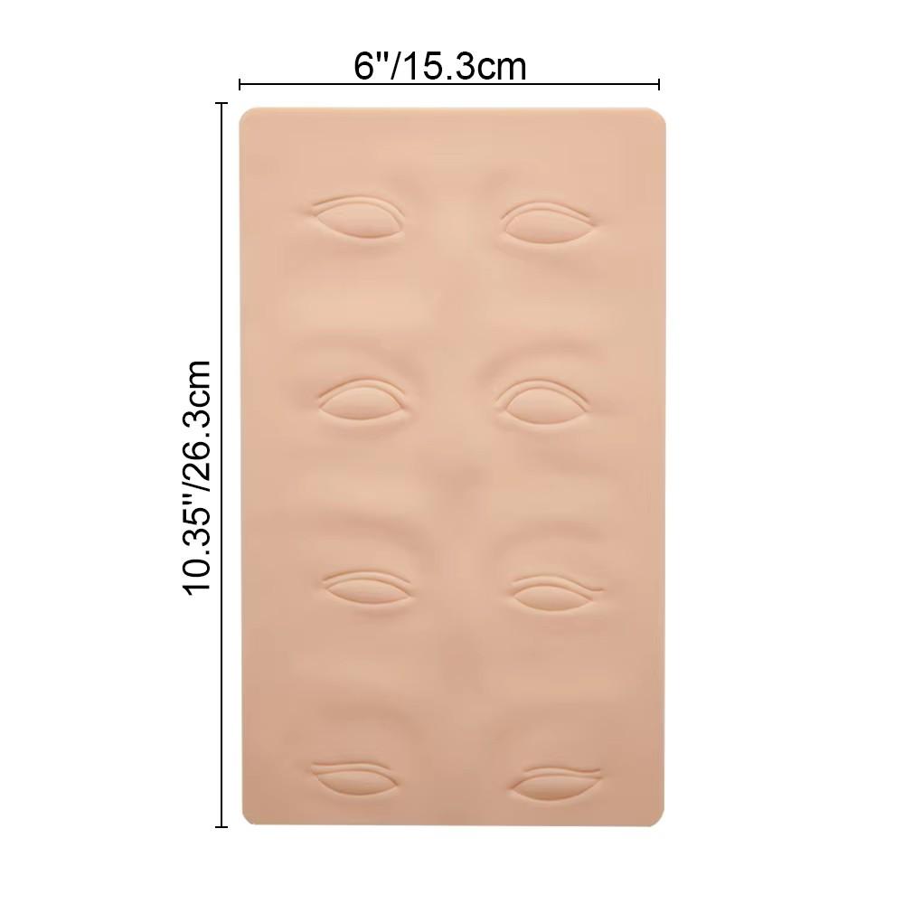 Кожа для практики татуировок Материалы для микропигментации Карандаши для бровей и век Практичная латексная кожа Инструмент для обучения татуажа бровей