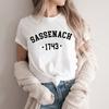 Sassenach 1743 Unisex T Shirt Outlander Book Series TShirt Claire Jamie Fraser Shirt Outlander Tv Show Inspired Tee Vintage Top