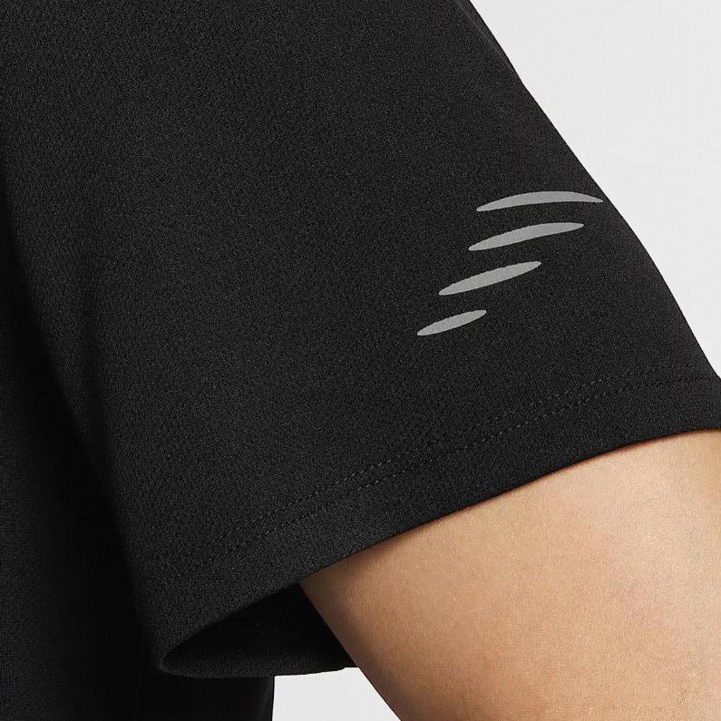 Nike Мужская футболка Miler Flash Черная IB4128-010