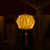 Traditional DIY Lantern Ornament Chinese Calligraphy Lotus Lantern  Mid-Autumn Festival