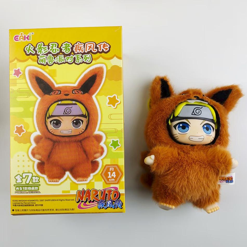 **In Stock Naruto Itachi Sasuke Kakashi Gaara Series Blind Box Trendy Toy Figure Plush Pendant Collection Christmas Gift