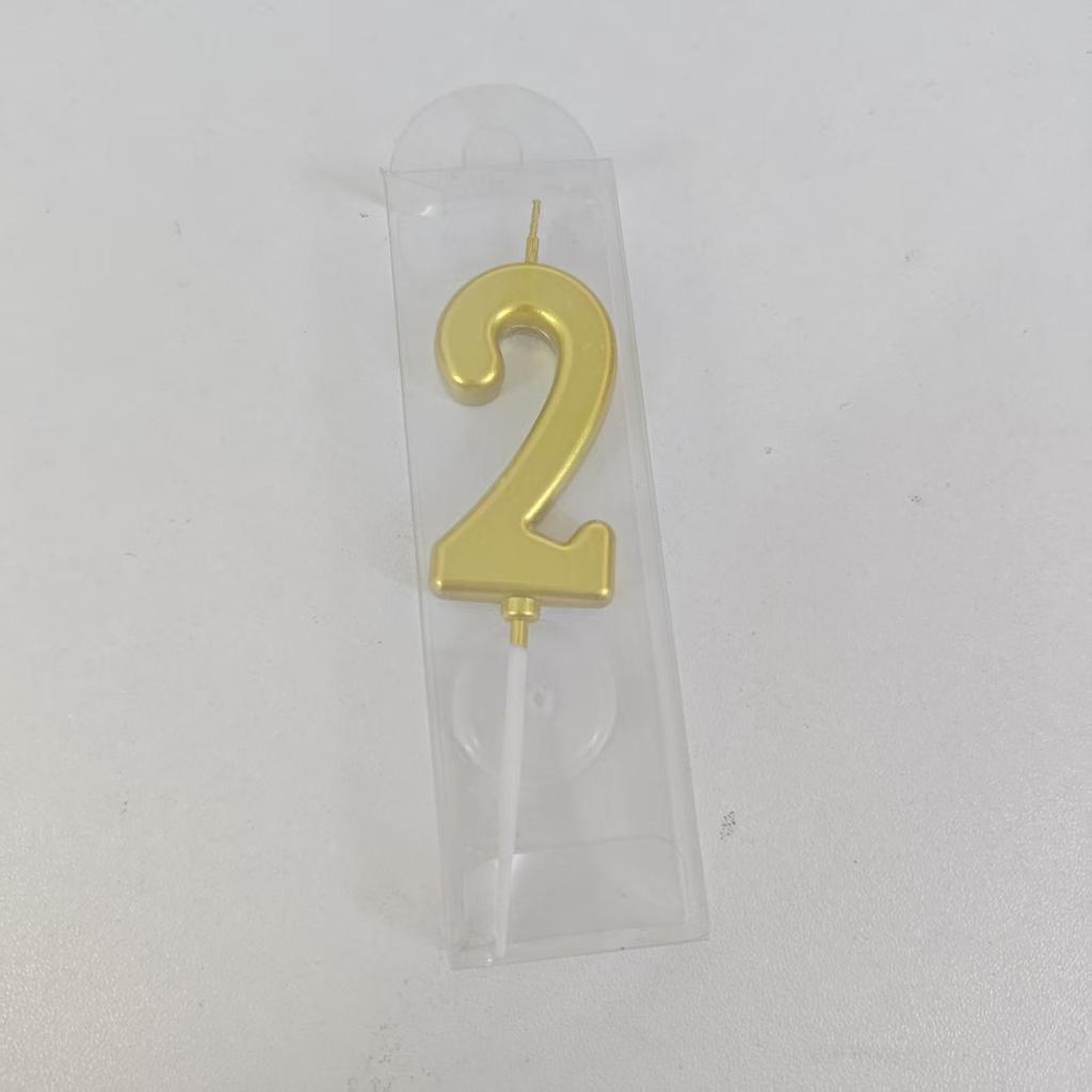 1/2/10 шт. Свечи-цифры на день рождения, золотые свечи-цифры, свечи-цифры на торт, празднование вечеринки