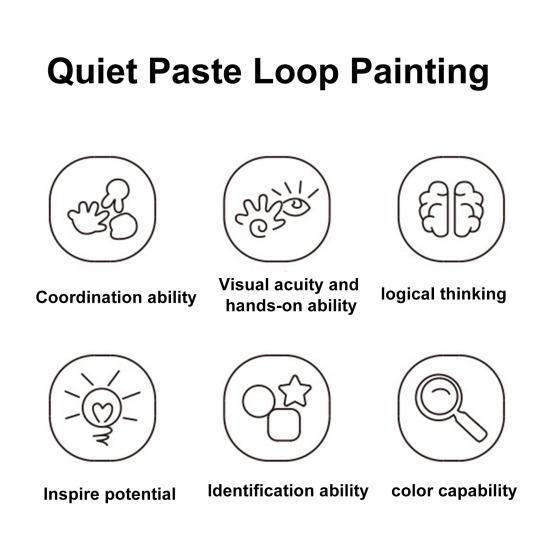 Волшебная водная раскраска для малышей Карманный складной мультфильм акварельный рисунок