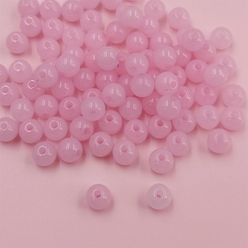 400 шт. 6 мм акриловые бусины желейного цвета DIY фурнитура ювелирные аксессуары браслет ожерелье одно отверстие кулон