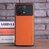Чехол для Poco X6 Pro X6, роскошный текстильный кожаный чехол для телефона, чехол для xiaomi poco x6 pro, чехол