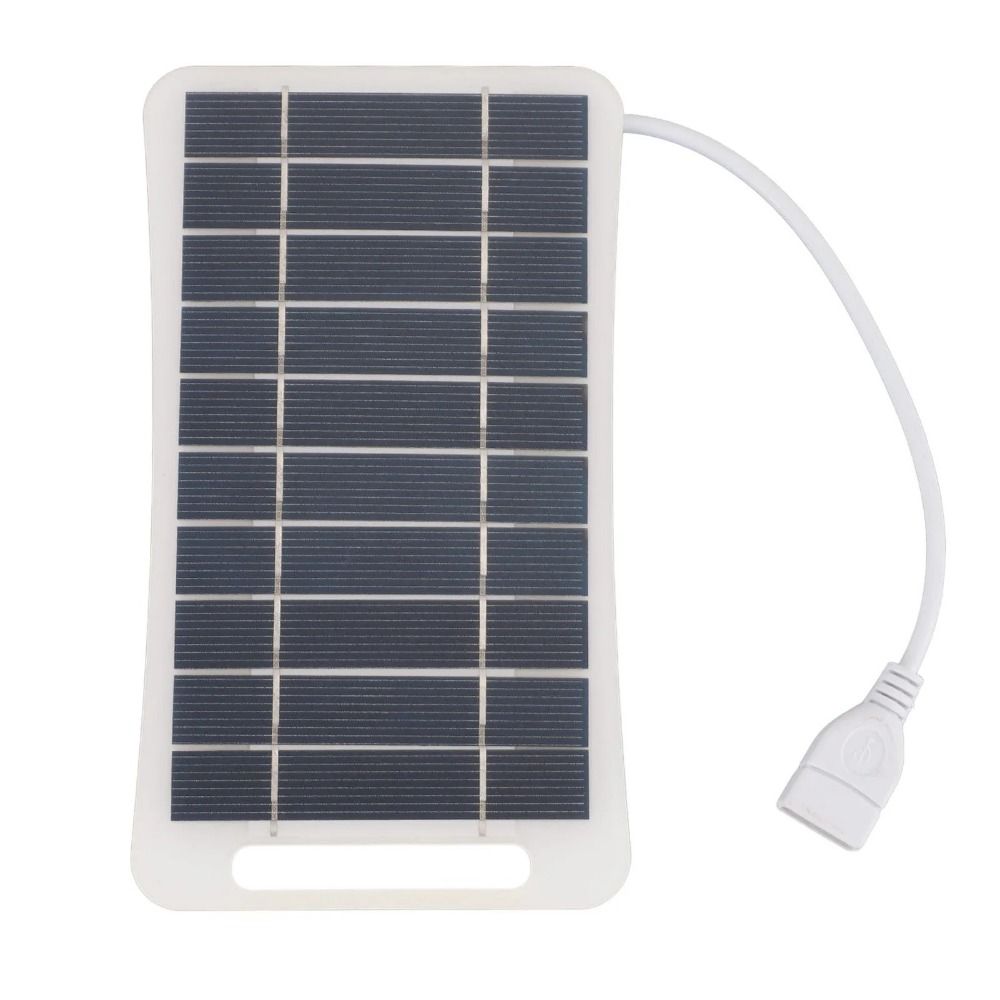 with USB Output USB Solar Charger Panel 5V 2W Portable Solar System Outdoor Charging