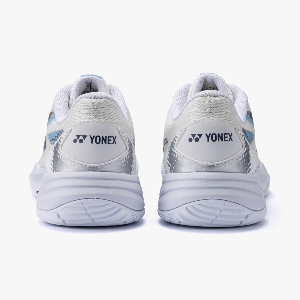 YONEX Power Cushion Cascade Axel Slim SHBCA2S Badminton Shoes, White/Light Blue 289, 24 cm