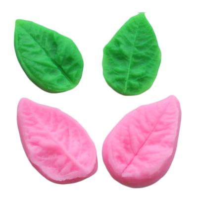 2 шт. Форма для украшения торта в виде листа DIY Форма для помадки Шоколадный силиконовый инструмент для выпечки MIT