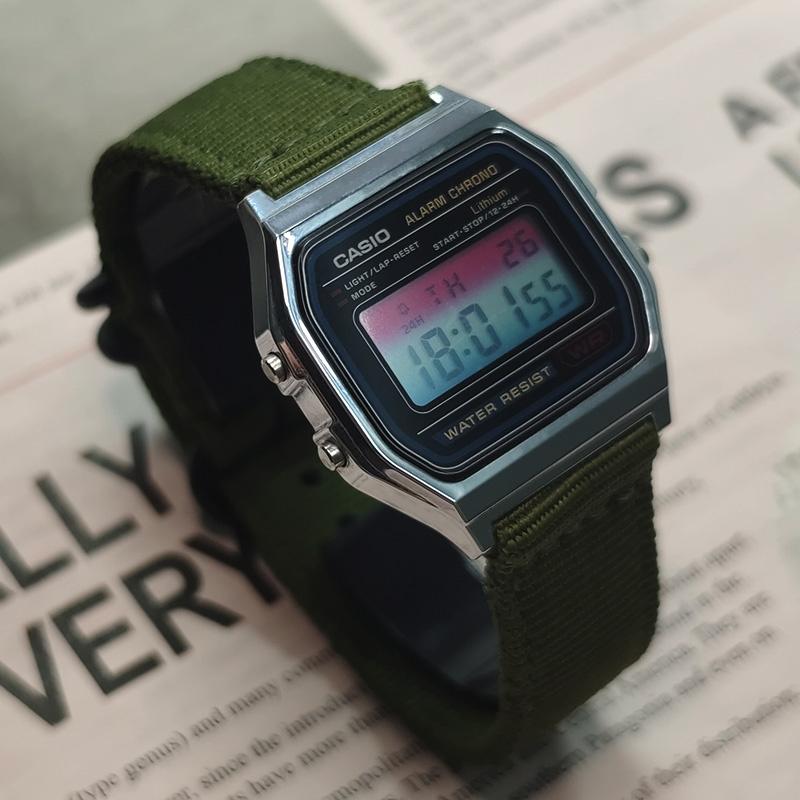 Casio Унисекс ЧАСЫ ДЛЯ ПОДРОСТКОВ Черные A158WA-1(Watch3--)