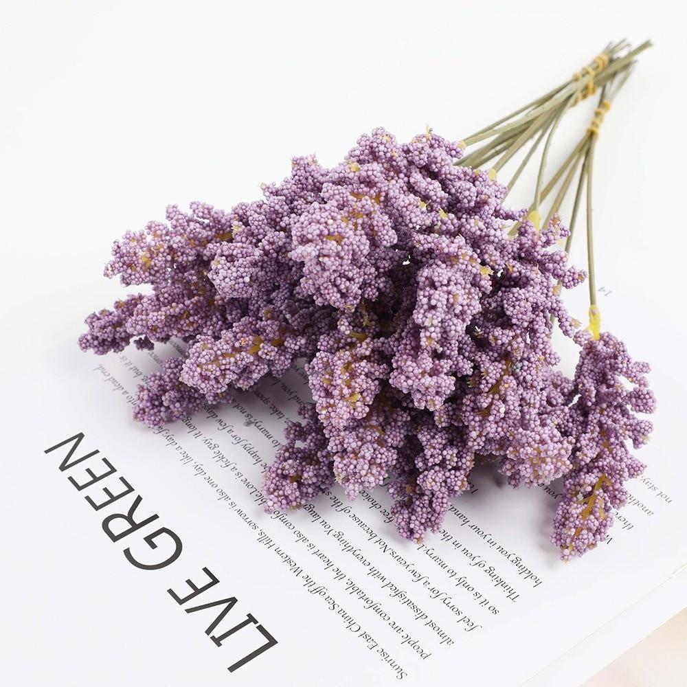 Multi-purpose Artificial Flowers Plastic Wheat Bouquet High Quality Fake Plants Home Decoration