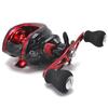 Wellvie классная катушка для ловли осьминогов с правой ручкой, для ловли окуня, для ловли с лодки, для соли, высокая передача x 18+1BB 7.21 (черный Красный)