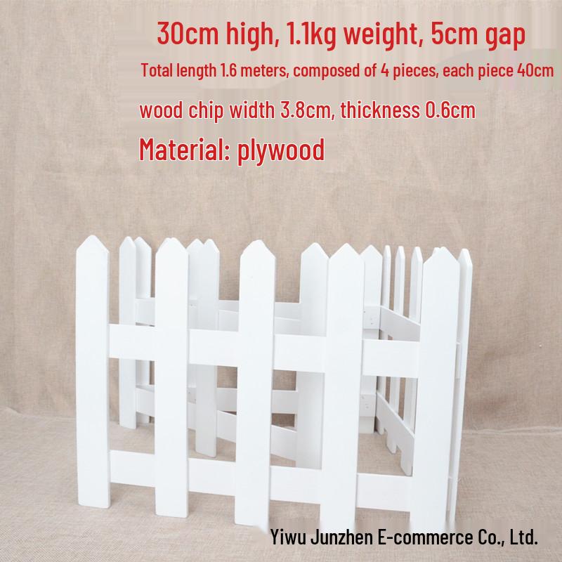 Деревянный штакетник Праздничное украшение для внутреннего и наружного использования