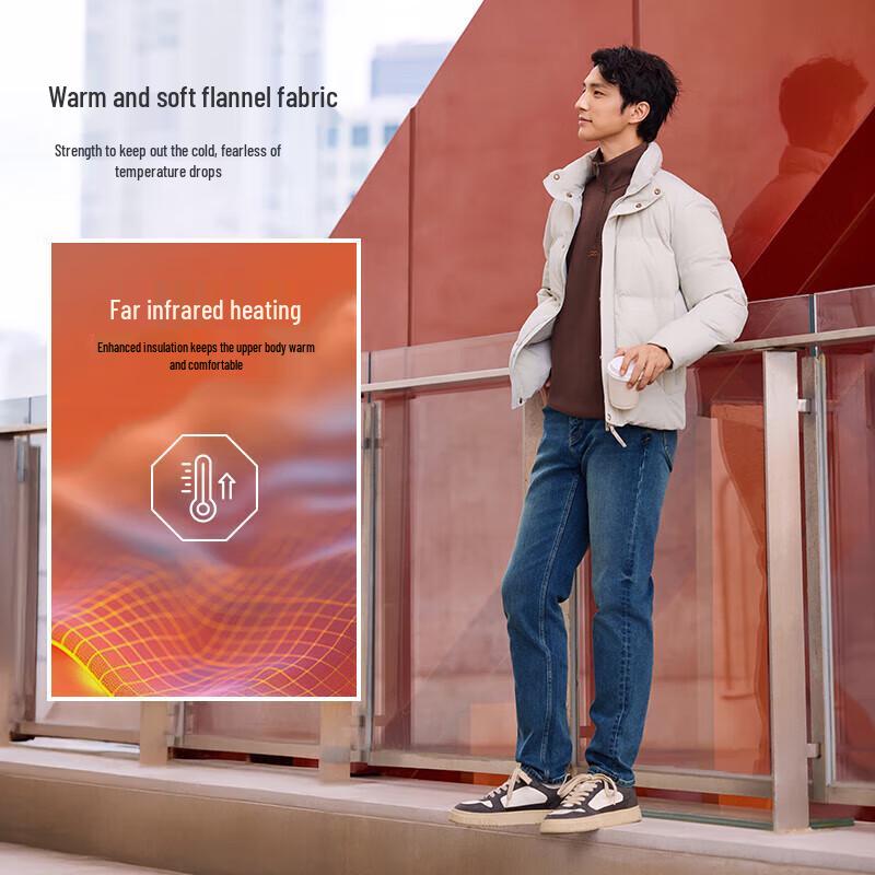 JOEONE Мужские зимние термоджинсы из денима Air PRO