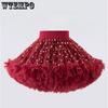 Супер Пышная Юбка-пачка для Детей Пышная Юбка для Девочек Юбка для Принцесс Сетчатая Юбка Модная