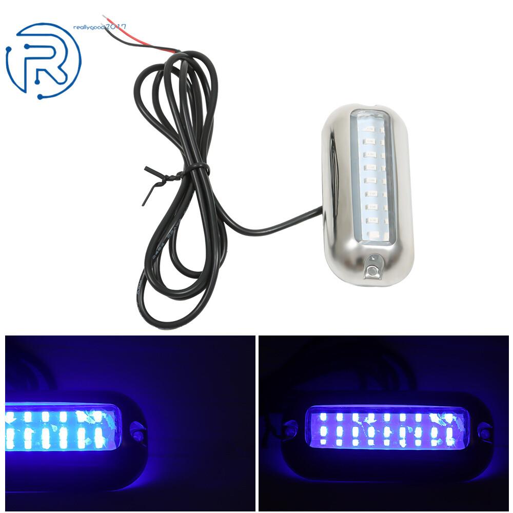 2PCS BLUE 27LED Underwater BOAT FOR MARINE Transom LIGHTS 316 Pontoo KUS543693