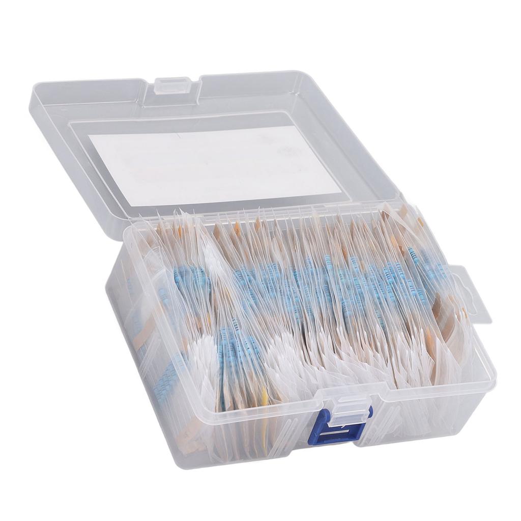 860 шт. металлопленочных резисторов 86 значений 0,5 Вт 0,1 Ом до 10 МОм набор электрических резисторов