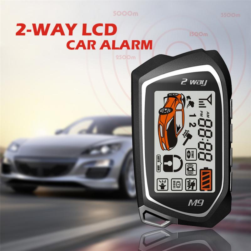 Universal 12V Car Alarm System With Remote Engine Start, Anti-Theft System