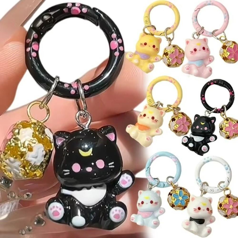 Resin Sweet Keyring Cartoon Design Korean Keychain Fashion Cute Bag Pendant Bag Accessories