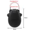 Wire Cable Combination Lock Code Lock Bicycle Luggage Lock Telescopic Wire Rope Lock Digit Lock Motorcycle Helmet Code Lock