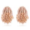 Серьги-кисточки из акриловых бусин JMXD, эффектные висячие серьги для женщин, модная бижутерия
