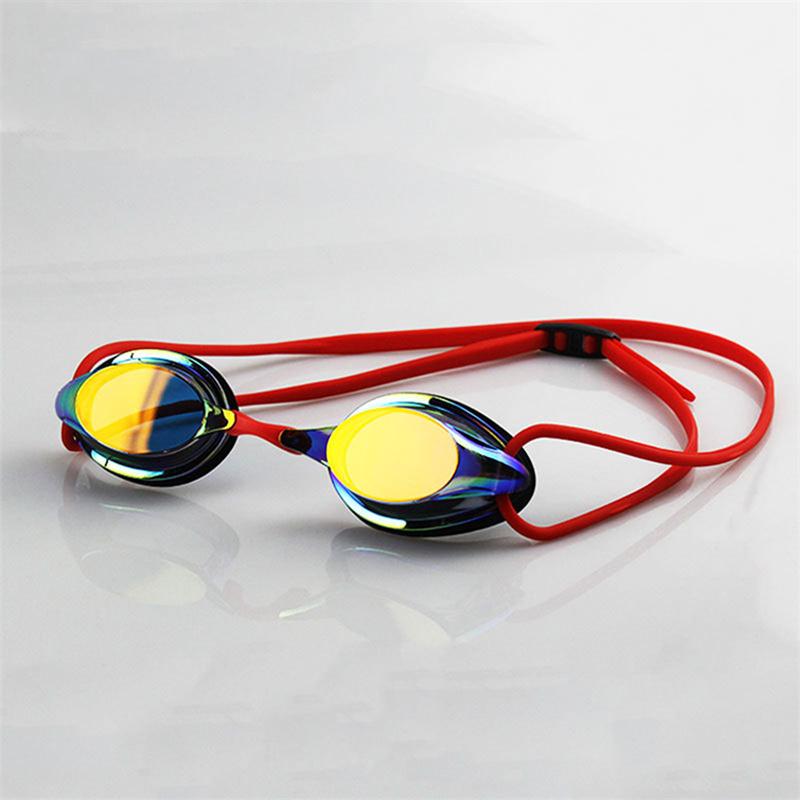 Professional Swimming Goggles for Competition Anti-Fog Waterproof UV Protection Plating Silica Gel Swimming Goggles