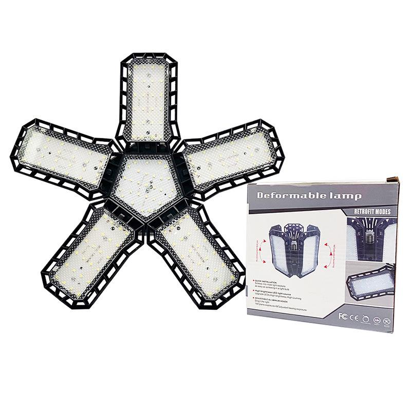 80 Вт Складной светодиодный светильник высокой яркости для гаража для использования в помещении - Светильник в форме ромба для дома или офиса