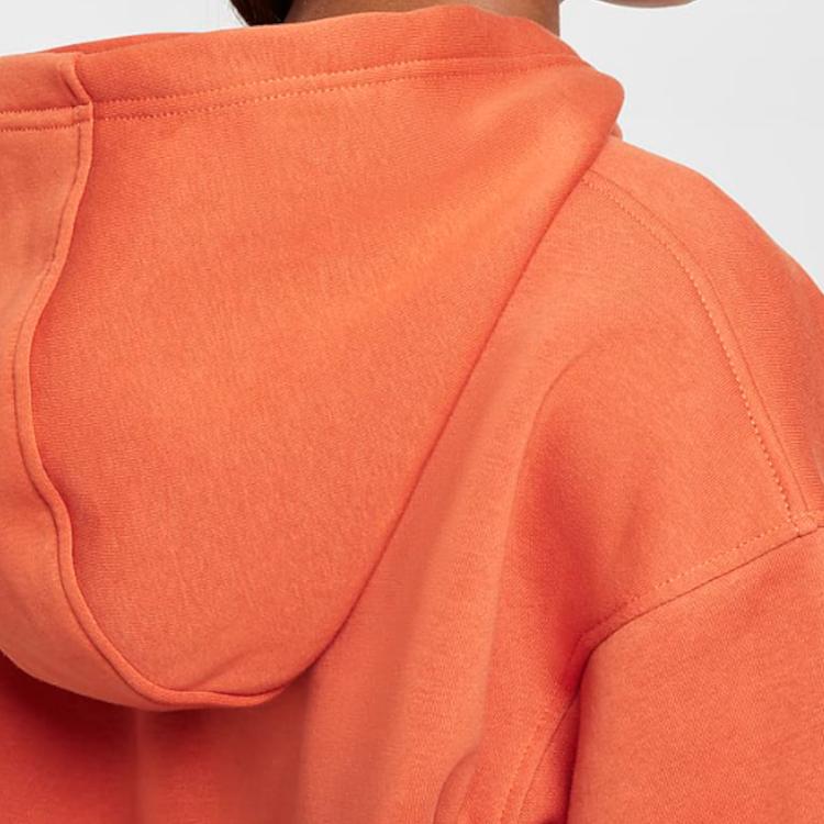 Nike Спортивная одежда Club флисовая куртка большого размера с капюшоном для детей кораллового цвета FD2931-846