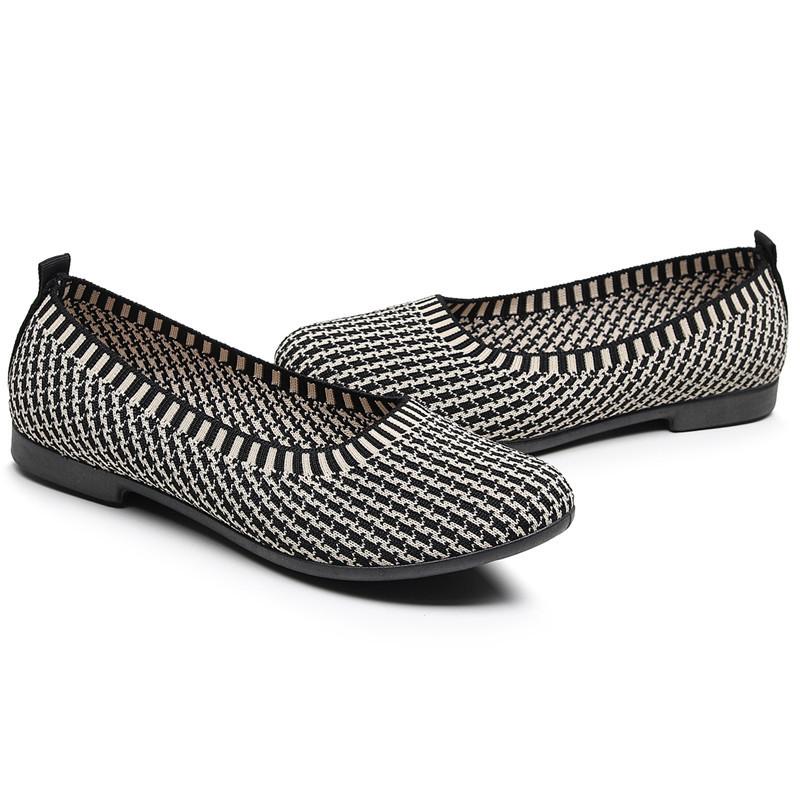 Туфли из ткани Old Beijing, женские, новые летние, с мягкой подошвой, нескользящие, полые, дышащие, с плетением, на плоской подошве, для ходьбы и с одной педалью