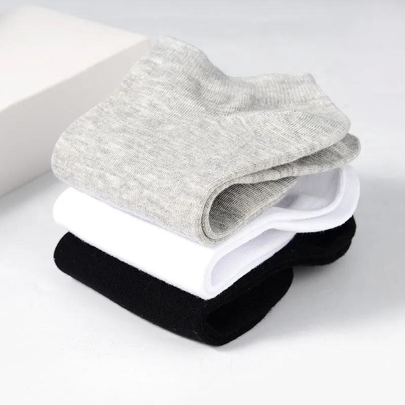 10pairs / Low Black And White Gray Men's Socks Men's Men's Socks Breathable Sports Socks Men's Short Socks Women's Socks EU37-44
