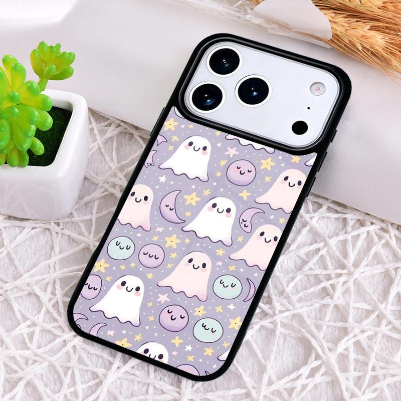 Чехол для телефона BOO Хэллоуинские призраки для iPhone 17 Air 16 15 11 12 14 13 Pro Max Ударопрочный чехол
