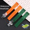 Silicone Watch Strap for Patek Philippe Silicone Watch Strap Men's Grenade 5164/5167 Original Black Sports Rubber Watchband 21mm