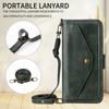 For Motorola Edge 60 Pro 5G Leather Case Magnetic Closure Wallet Stand Phone Cover with Crossbody Strap
