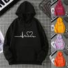 Winter New Women's Hoodie High Street Unisex Style Double Pockets Sweatshirts Outerwear Plus-Size Women's Clothing
