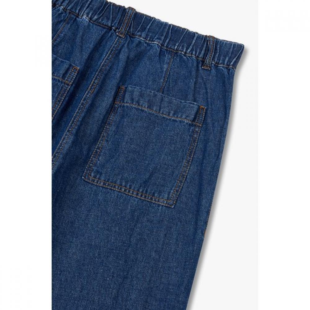 Studio Tomboy Back Banding Wide Denim 9175362971