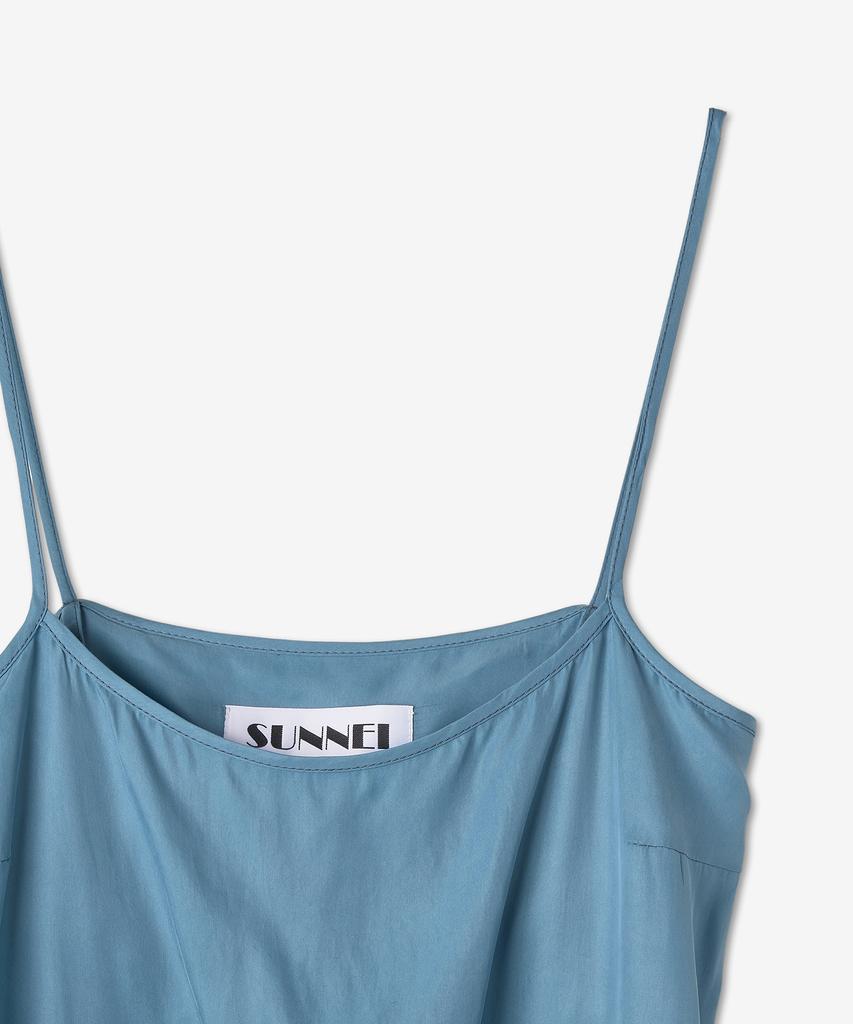 Sunny Pocket Sleeveless Dress - Slate Blue / Crtwwdre020Vis0020049
