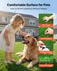 Artificial Grass, 457.2 x 213.36 cm Fake Grass Turf Rug, 3.5 cm Pile Height Realistic Synthetic Lawn Carpet Roll Mat, Easy Clean Drainage Holes for